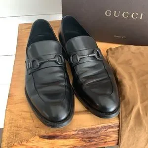 Men’s Gucci Matte Black Loafers Dresss Shoes Sz 8.5 with Box & Dust Bags Gucci | Shoes | Mens Gucci Matte Black Loafers Dresss Shoes  main image 2